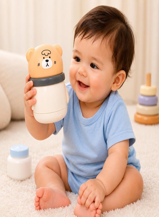 Alya The Cheeky Kidzz Baby 4 in 1 Grooming Nail Care Kit with Attractive Design Talcum Powder Puff Container & Protective Travel Case BPA Free for Babies (Design 66) - Image 3