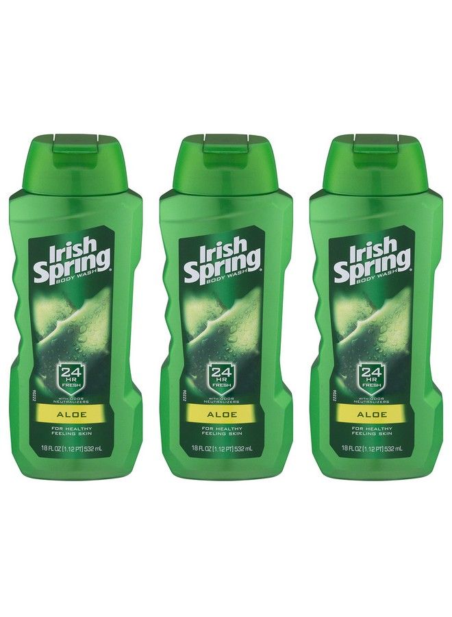 Irish Spring Body Wash Aloe 18 Fluid Ounce (Pack Of 3) - Image 2