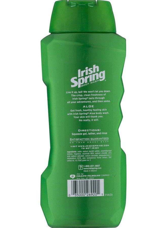 Irish Spring Body Wash Aloe 18 Fluid Ounce (Pack Of 3) - Image 4