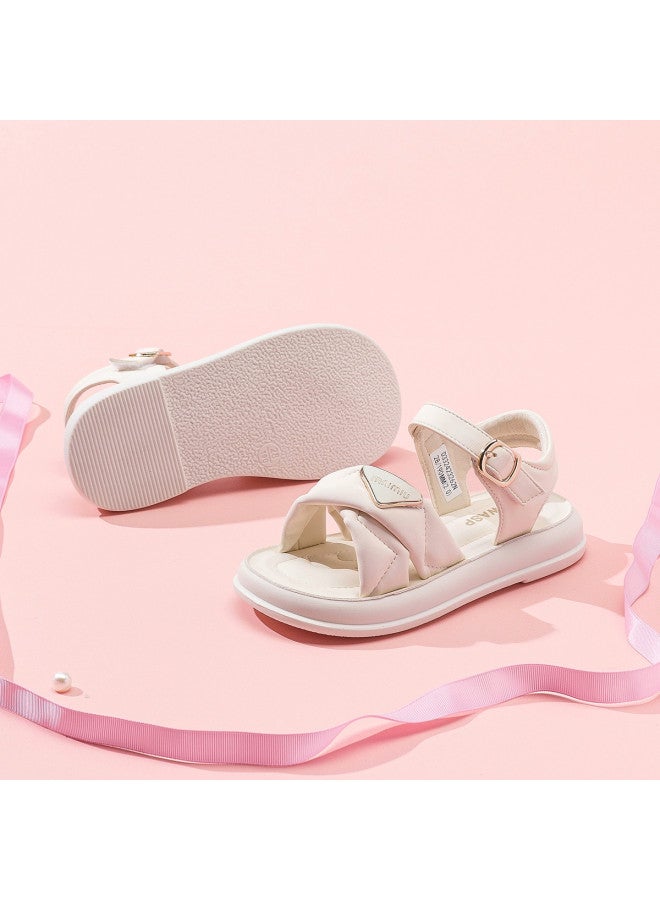 Bumblebee Girls' Princess Sandals Summer Breathable Soft Sole Open-toe Sandals For Toddler Kids Beach Shoes Big Girl - Image 4