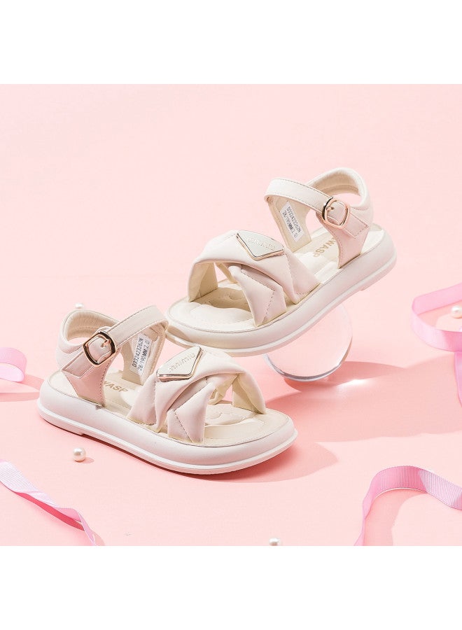 Bumblebee Girls' Princess Sandals Summer Breathable Soft Sole Open-toe Sandals For Toddler Kids Beach Shoes Big Girl - Image 2