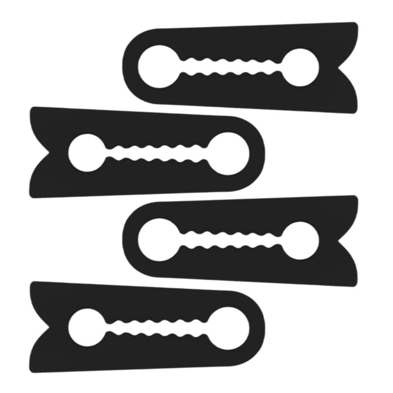Black Automotive Door Buffer Shock Absorber 4 Piece Quiet Stopper Pad For Auto Truck RV - Image 2