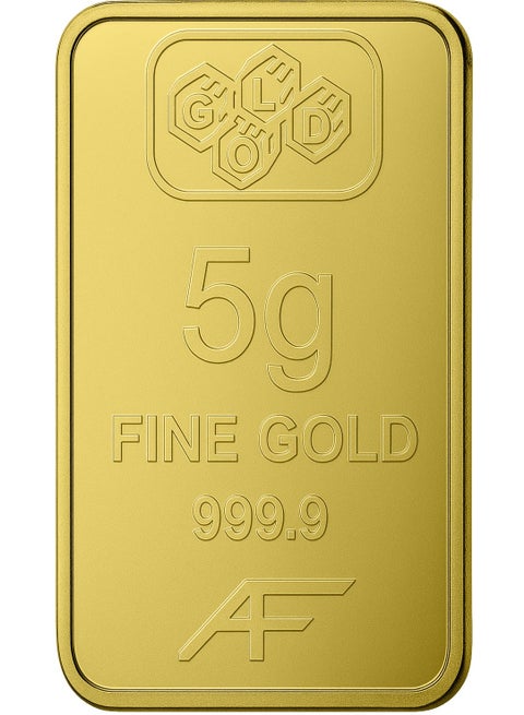 24K Gold Bar 5 gram Gold Bar Al Fardan UAE (999.9% Pure Gold) - WITH INVOICE