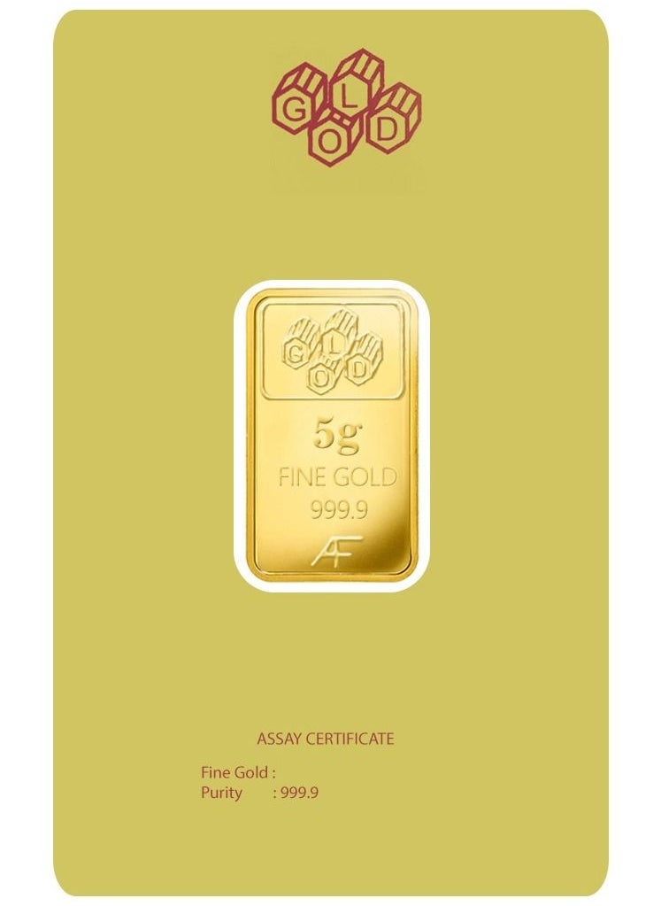 Al Fardan - 24K Gold Bar 5 gram Gold Bar Al Fardan UAE (999.9% Pure Gold) - Image 1