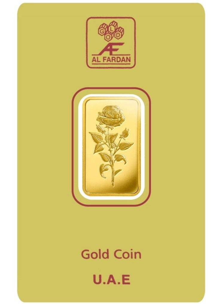 Al Fardan - 24K Gold Bar 5 gram Gold Bar Al Fardan UAE (999.9% Pure Gold) - Image 1