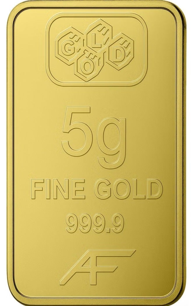 Al Fardan 24K Gold Bar 5 gram Gold Bar Al Fardan UAE (999.9% Pure Gold) - WITH INVOICE - Image 1