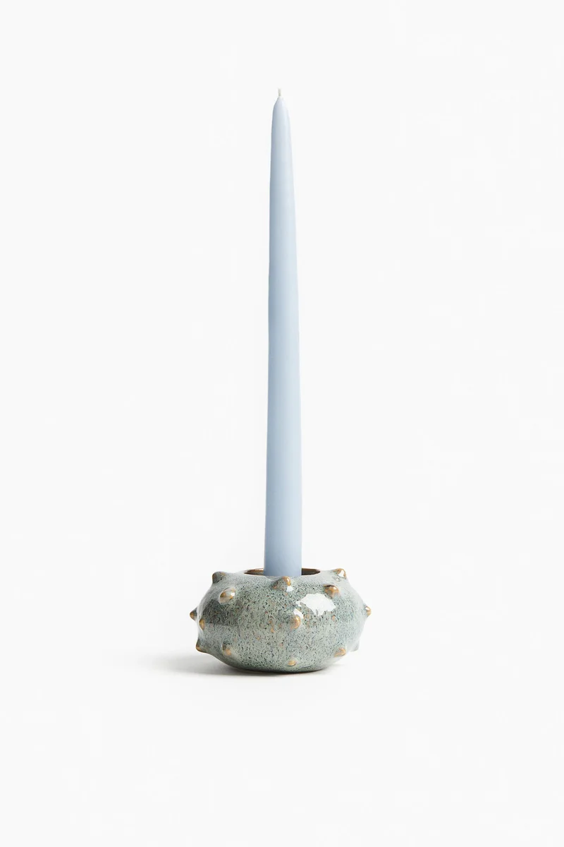 H&M Stoneware candlestick