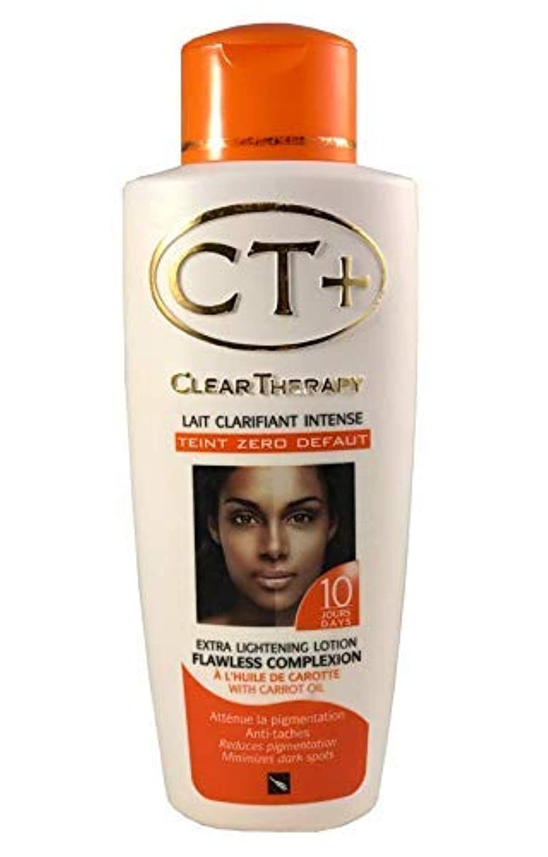 ct clear therapy لوشن CT+ Clear Therapy لتفتيح البشرة الإضافي مع زيت الجزر 250 مل - Image 1