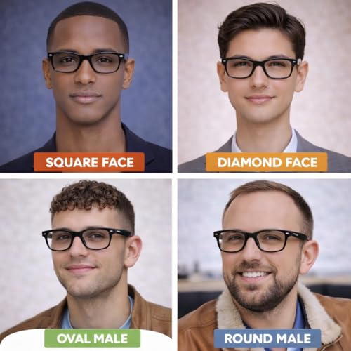Dervin Blue Light Blocking Glasses Gaming Filter Transparent Square Eyeglasses for Eye Protection Men Women, Computer/Tablet/Laptop/Mobile/TV, Anti-blue & Anti eyestrain (Shiny Black) - Image 4