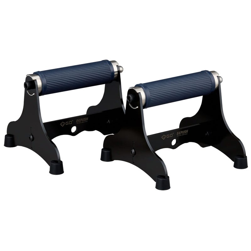 GD Expush Metal push up bars Non-Slip Push Up Bar Muscle Pushup Stands Non-slip silicon grip Essential Home Workout Equipment - Image 1