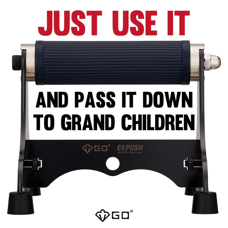 GD Expush Metal push up bars Non-Slip Push Up Bar Muscle Pushup Stands Non-slip silicon grip Essential Home Workout Equipment - Image 4