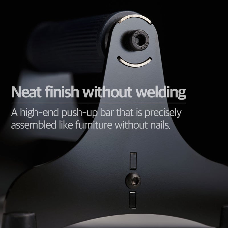 GD Expush Metal push up bars Non-Slip Push Up Bar Muscle Pushup Stands Non-slip silicon grip Essential Home Workout Equipment - Image 5