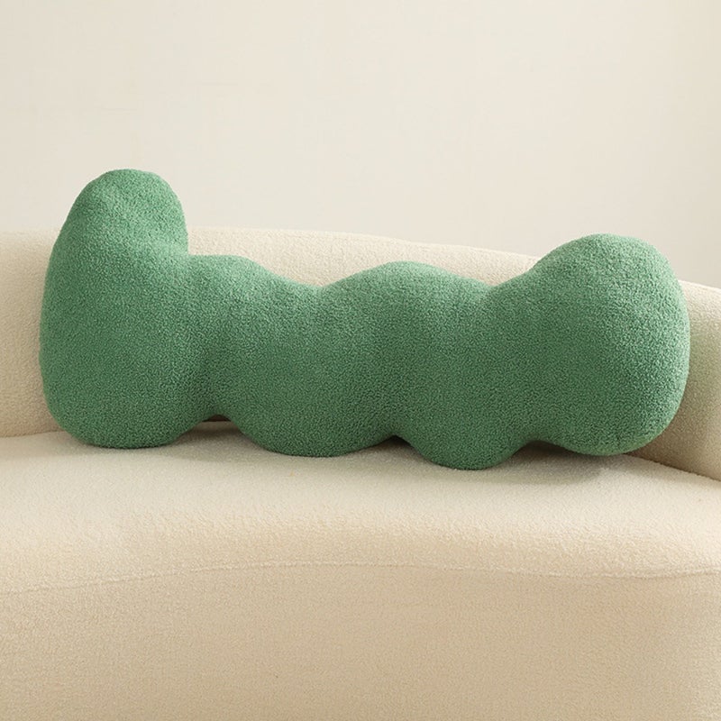 Ins style creative pillow living room sofa pillow for girls 'beds wavy pillow one piece from stock wholesale
