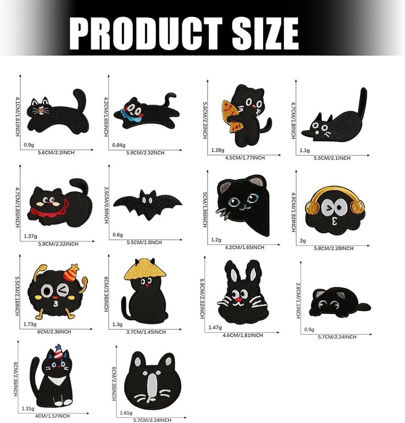 ملصقات حيوانات كرتونية قابلة للكي للملابس والحقائب والقبعات تطريزات زخرفية - Image 4