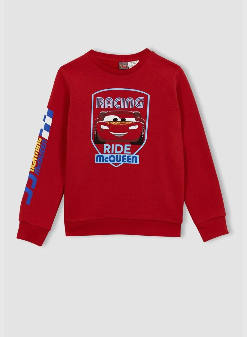 DeFacto Boy Cars Licenced Crew Neck Long Sleeve Knitted Sweatshirt