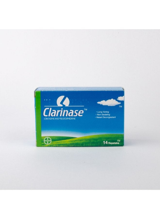 BAYER Clarinase Rep Tab 14s
