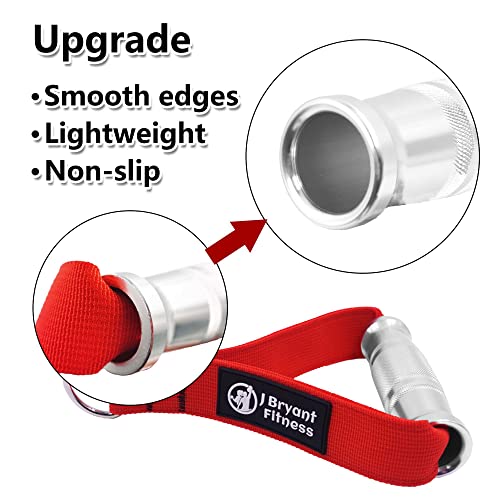 J Bryant Fitness Metal Gym Handles for Cable Machine Attachment Heavy Duty Aluminum Alloy Handle Grips Durable Workout Handles for Resistance Bands Pulley LAT Pull Down System - Image 3