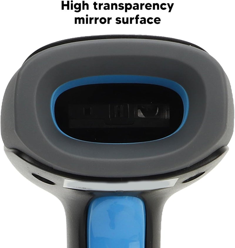 Handheld Barcode Reader and 1D QR Code Scanner - Compatible with XP Vista 7 8 10 - USB Plug and Play Interface for Logistics Supermarkets and Pharmacies - ABS Material - Image 2