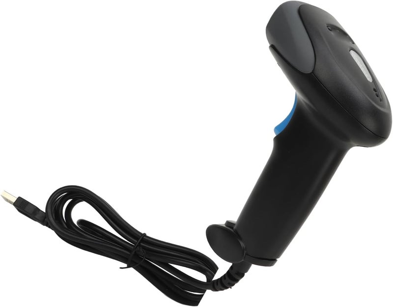 Handheld Barcode Reader and 1D QR Code Scanner - Compatible with XP Vista 7 8 10 - USB Plug and Play Interface for Logistics Supermarkets and Pharmacies - ABS Material - Image 4