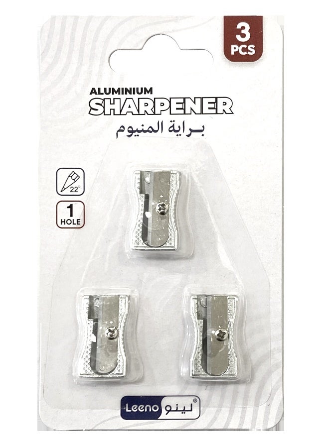 LEENO ALUMINIUM SHARPENER 3p