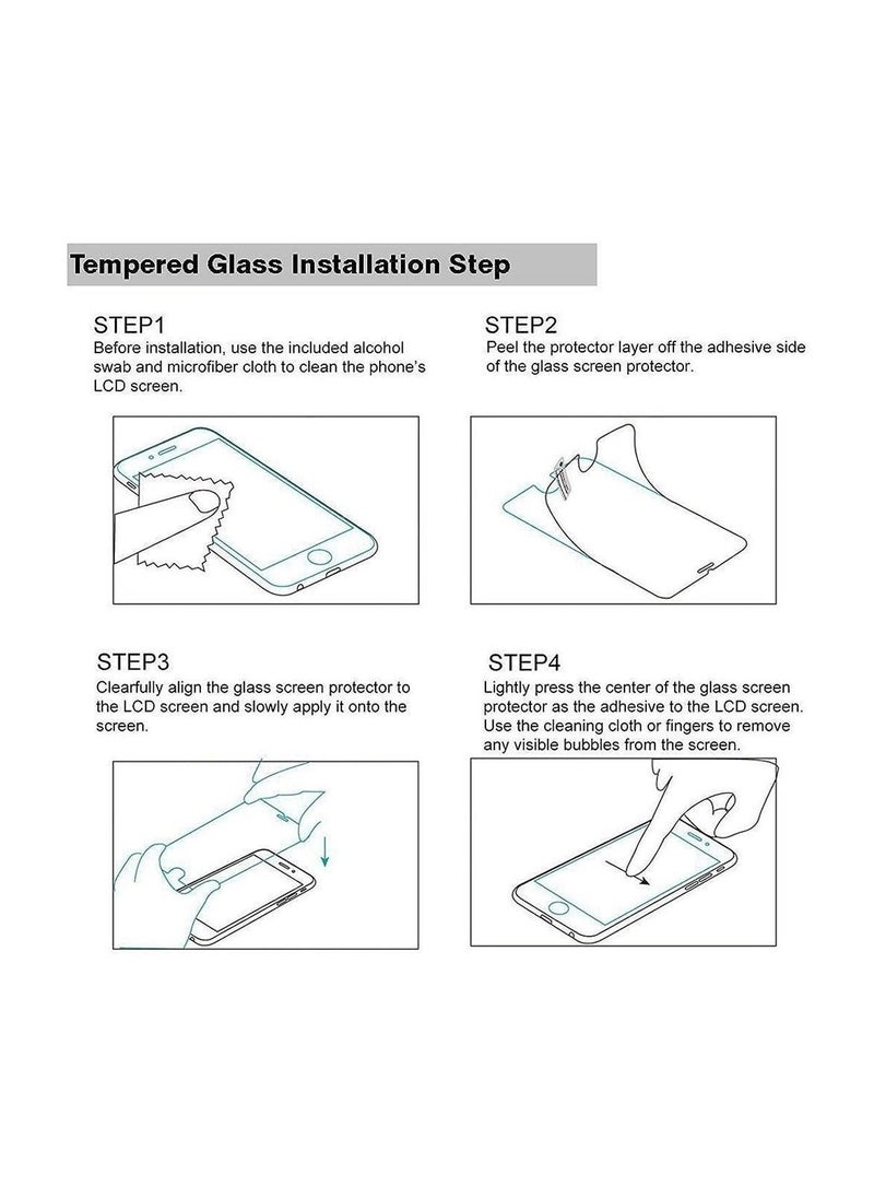 Mi techo - Mi techo Apple iPhone 15 Pro Max Full Coverage Clear Tempered Glass Screen Protector - Image 1