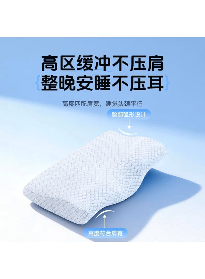 WITGOER Zhiguozhe Butterfly Shaped Memory Foam Neck Pillow Ergonomic Cervical Support For Deep Sleep Side Sleepers Adult Set - Image 4