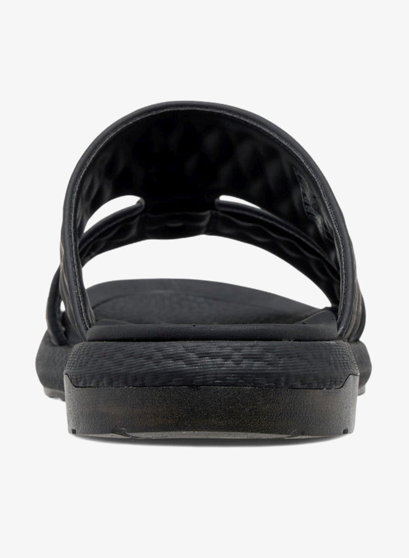 Le Confort Men's Metallic Accent Slip-On Comfort Sandals - Image 4