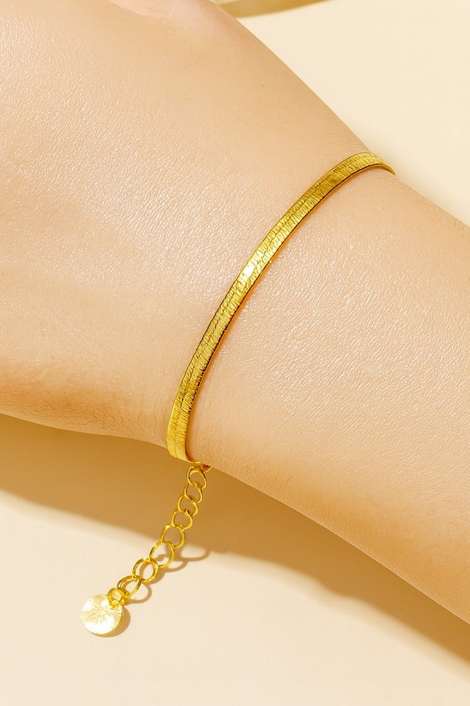 SARAOONT 18K Gold Plated Bracelet for Women Adjustable Cuban Link with Heart Charm - Image 5