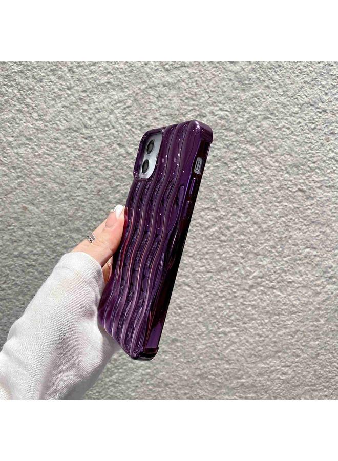 اس-توب جراب لهاتف iPhone 13 Pro مطلي بنسيج موجة الماء ثلاثي الأبعاد - Image 5