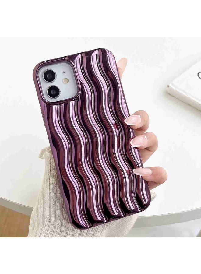 اس-توب جراب لهاتف iPhone 13 Pro مطلي بنسيج موجة الماء ثلاثي الأبعاد - Image 1