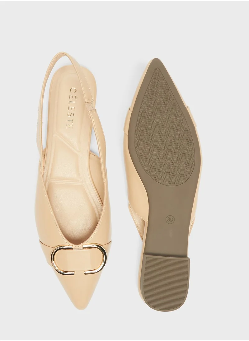 سيليست Close Toe Ankle Strap Pumps
