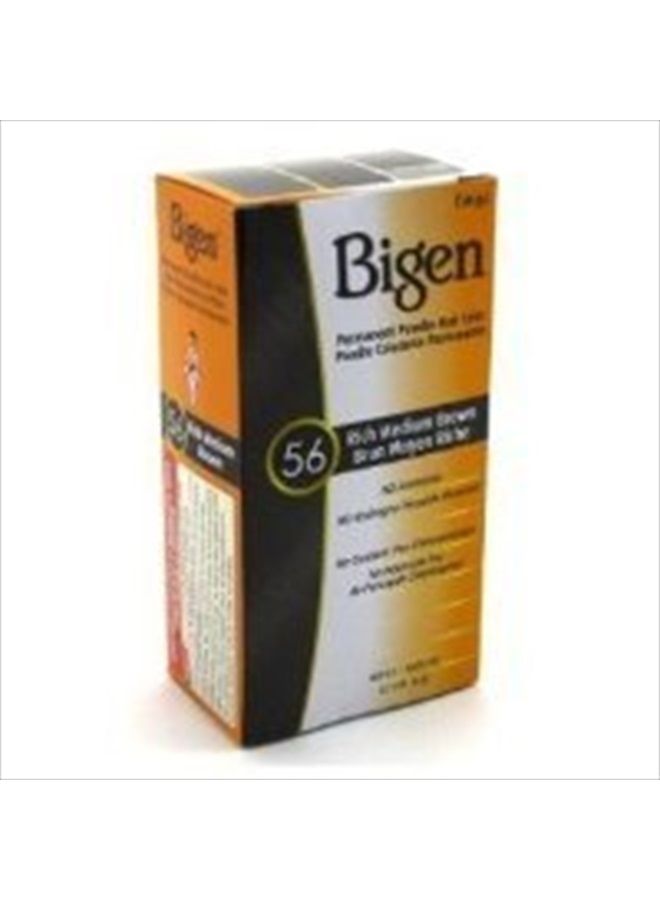 Bigen Hair Color Powder #56 Rich Medium Brown - 1 pc,(Hoyu) - Image 2