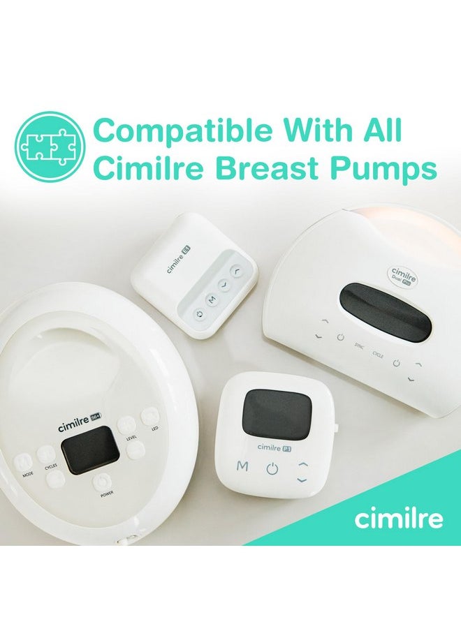 Cimilre - Cimilre Breast Milk Storage Bottle Set, Breastmilk Storage Set with Milk Storage Bottles, Discs & Covers for Fridge, 5 oz. Bottles (Set of 2) - Image 1