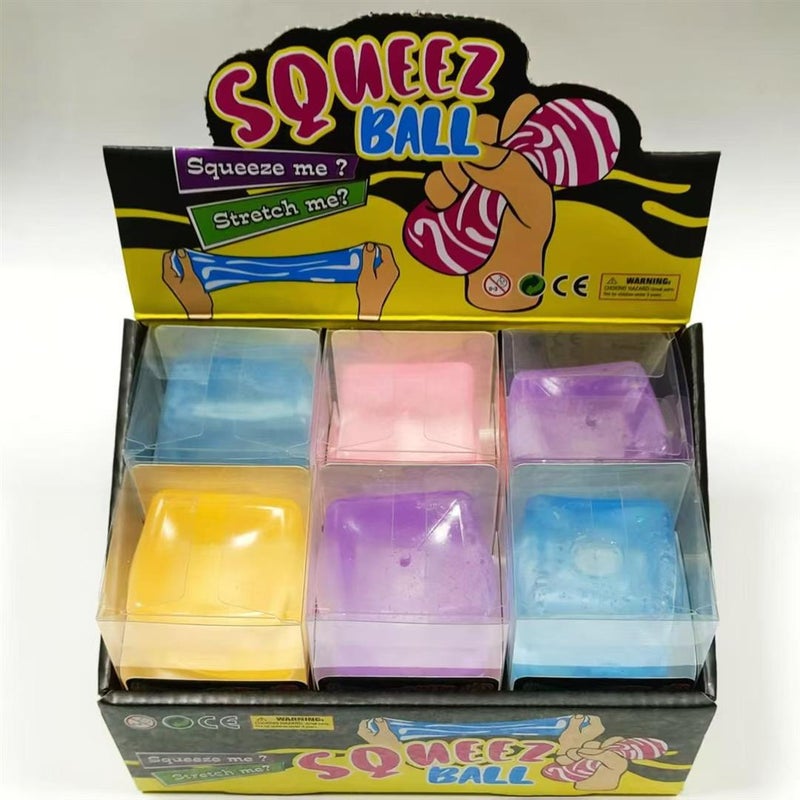 One New Stress-Relief Squishy Cube Maltose Decompression Creative Ice Cube Sensory Squeeze Toy  Cross-Border - Image 1