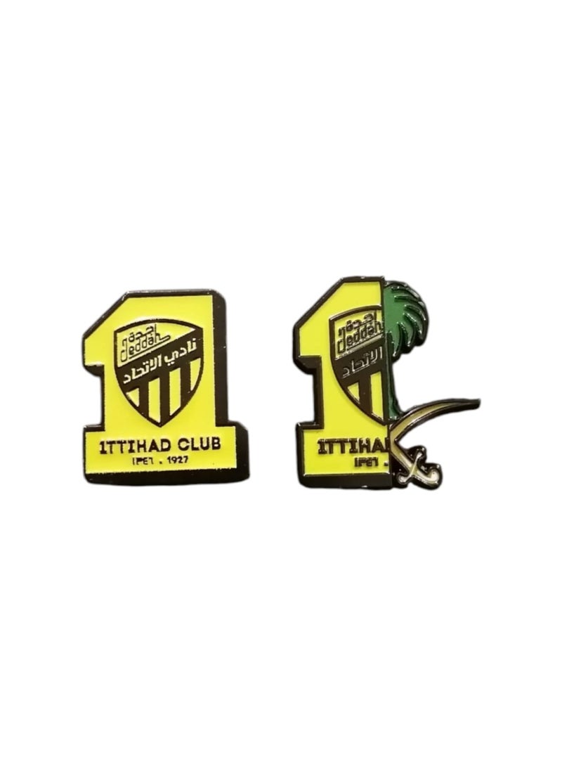 Two pieces of the Union's leader, with two swords and a palm tree, a symbol of pride, a small phone sticker - Image 1