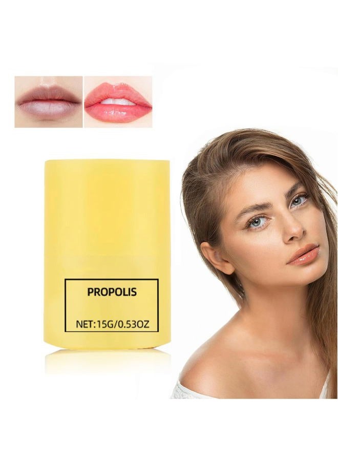 HUDABABY Honey Lip Butter, Propolis Ceramides for Lips, Lasting Moisturizing for 12 Hours, Gentle Exfoliation, Hygienic Rotating Dispenser, Korean Skincare - Image 2