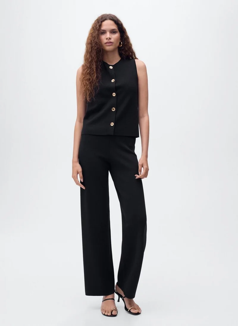 MANGO Fine-knit gilet