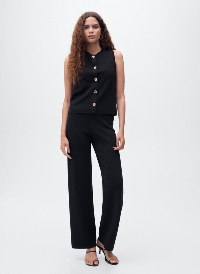 MANGO Fine-knit gilet - Image 4