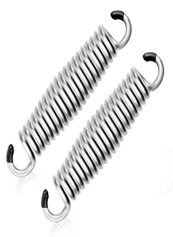 Btvsd 2 Pack Porch Swing Springs, Premium Stainless Steel Heavy Duty Springs, 1300 LB Rust Resistant Swing Springs for Swings & Hammocks (Silver) - Image 1
