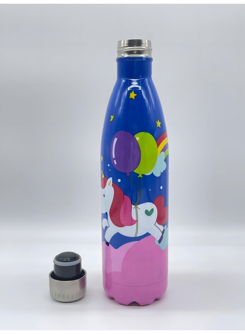 أو جي إس زجاجة مياه استانلس ستيل عازلة للبرودة 24 ساعة والحرارة 12 ساعة – أنيقة، محكمة الإغلاق وسهلة الحمل - Image 3