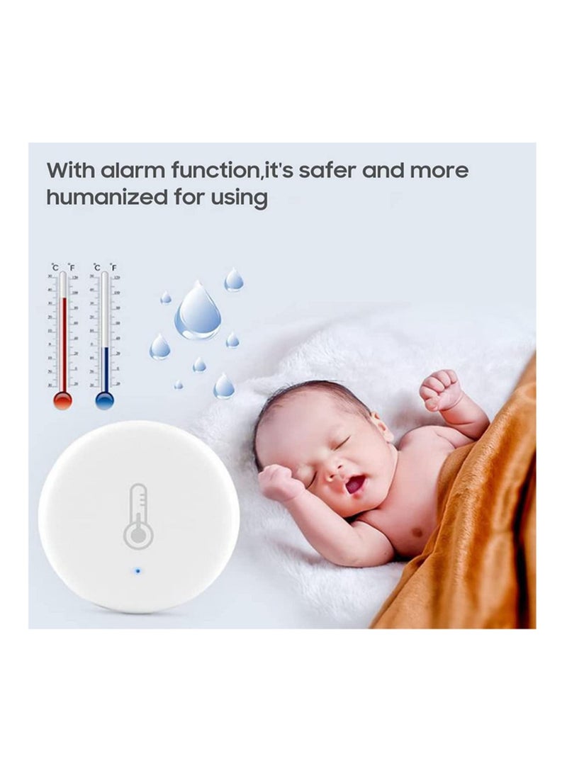 Smart ZigBee 3.0 Smart Temperature and Humidity Sensor Battery Powered Security with Tuya Smart Life App - Image 2