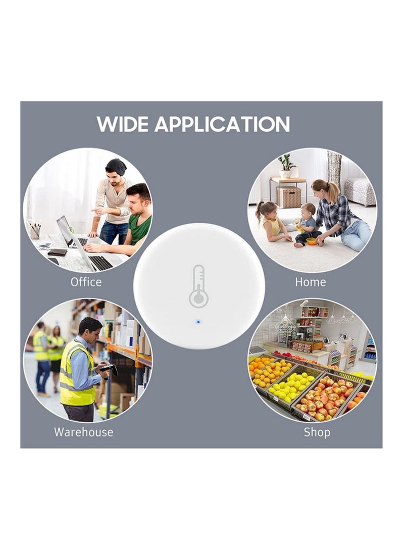 Smart ZigBee 3.0 Smart Temperature and Humidity Sensor Battery Powered Security with Tuya Smart Life App - Image 5