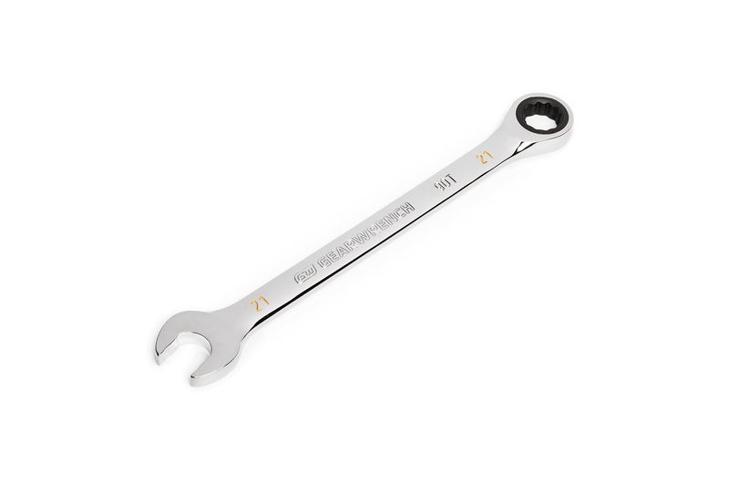 GEARWRENCH 21mm 4 Degree Swing Arch 12 Point Ratcheting Combination Wrench 86921