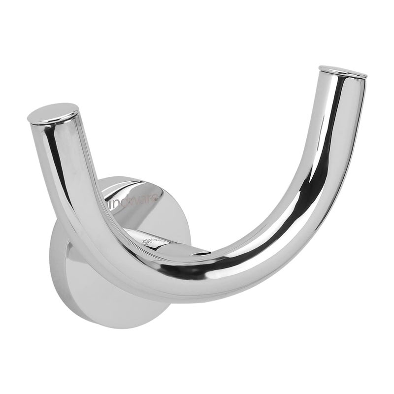 Hindware F880004CP Brass Contessa Robe Hook (Silver) - Image 2