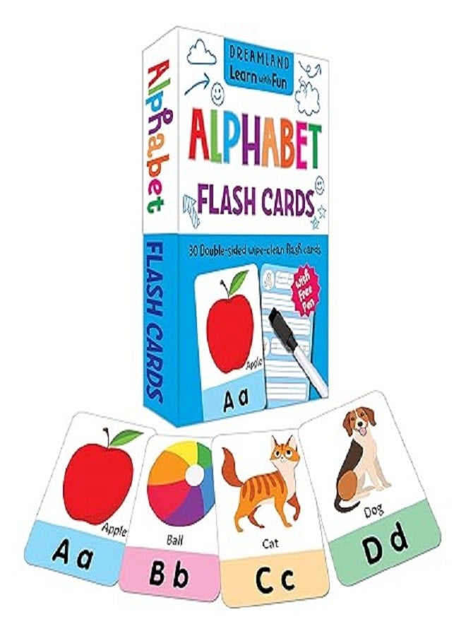 Flash Cards Alphabet 30 Double Sided Wipe C