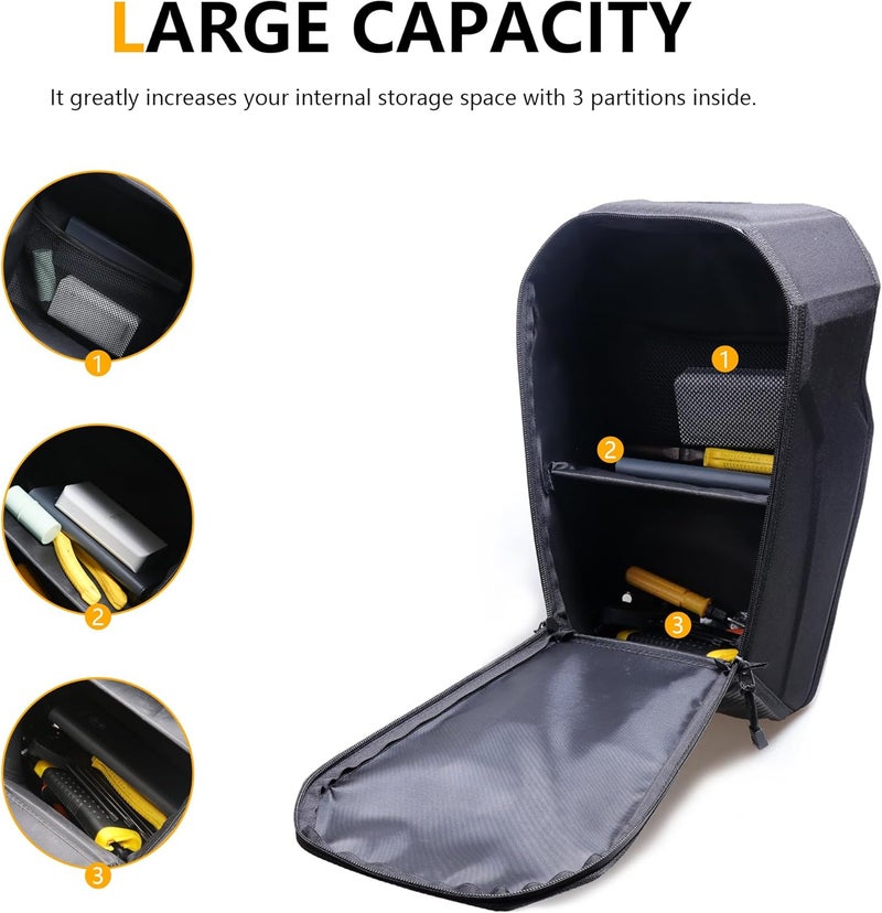 RERPRO UTV Cab Pack Center Seat Storage Bag for Polaris PRO XP XP 4 LE (2020-2023) - Carbon - Image 2