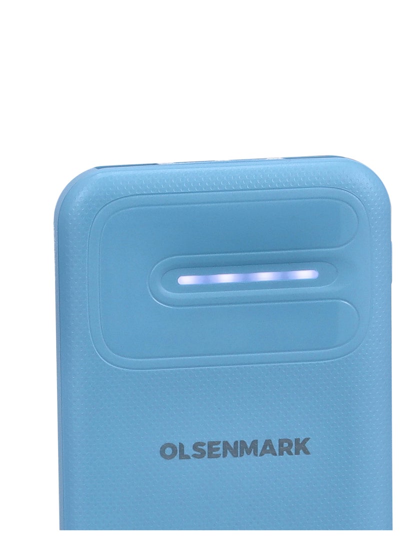 Olsenmark OMPB1820 Power Bank- 10000mAh Quick charge Battery | Indicator Light | 2 USB Ports | Quick Charge DC 5V/2.1A | Ideal for Smart Phones, Cameras, Mp4, Tablet, Smart Watches & More - Image 2