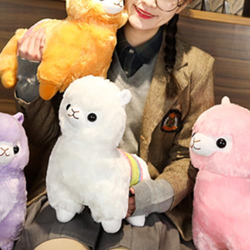 OUKEYI Alpaca Plush Toy 13735cm Stuffed Animal Alpaca Doll Plushie Hug Pillow Soft Fluffy Cushion Super Christmas Valentine Gift Birthday White - Image 5