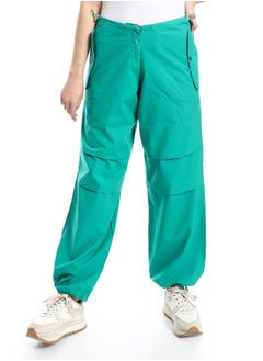 Wide Trousers With Elastic At The Waist-Green - pzsku/Z88477D3931F37909D34EZ/45/_/1709741604/614f78c0-0659-4581-ac2b-eceb7daac3d5