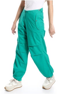 Wide Trousers With Elastic At The Waist-Green - pzsku/Z88477D3931F37909D34EZ/45/_/1709741605/1dff9000-7aa4-468d-8f3a-8bfb74ec27ba